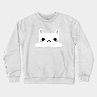 Lovely Cat Design Crewneck Sweatshirt